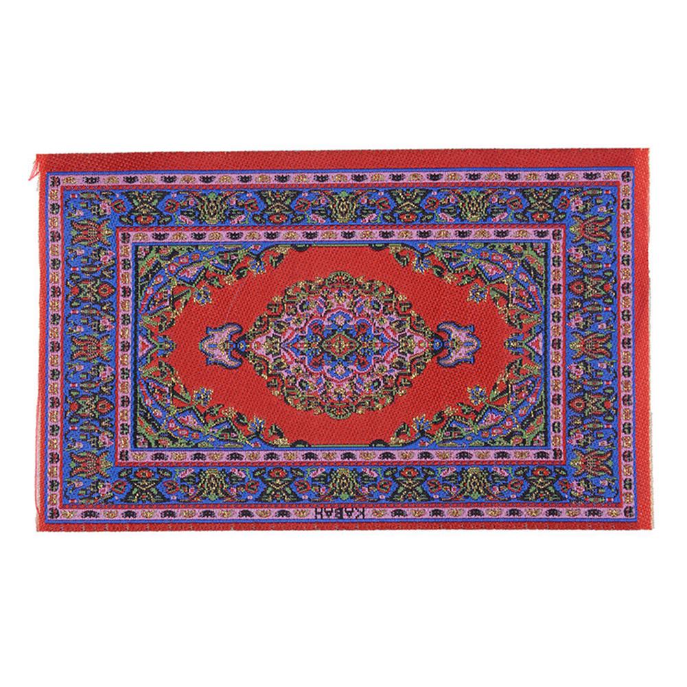 Миниатюрный ковёр в восточном стиле для кукольного домика