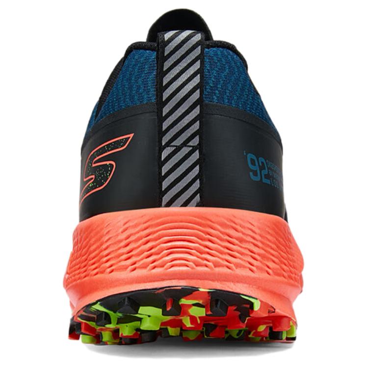 Skechers Go Run Razor Trl - 2 Низкие Повседневные Беговые Кроссовки Мужские Кроссовки Черный Оранжевый Красный 246077-BKMT