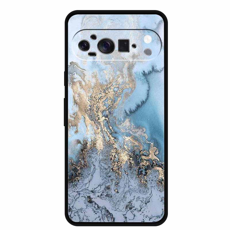 Soft Cover For Google Pixel 10 Pro Case Silicone Gradient Marble Cool Wolf Funda Cover for Google 10 Pro Pixel10 Pro Capa Coque