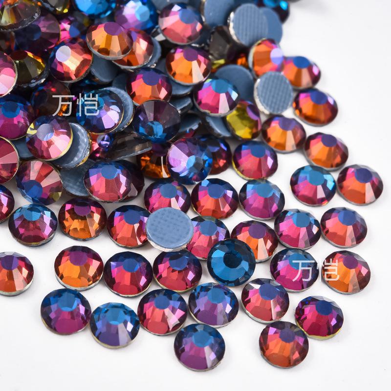 Blue Series Glass Hot Drill, Hot Melt Adhesive Стразы Diy Аксессуары для одежды Декоративные Красота Креативные Аксессуары