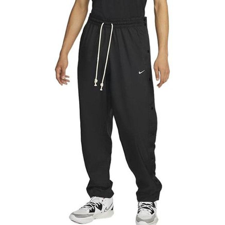 Nike Casual Pants Men's Black Moderate Straight Fit Pants DQ6097-010