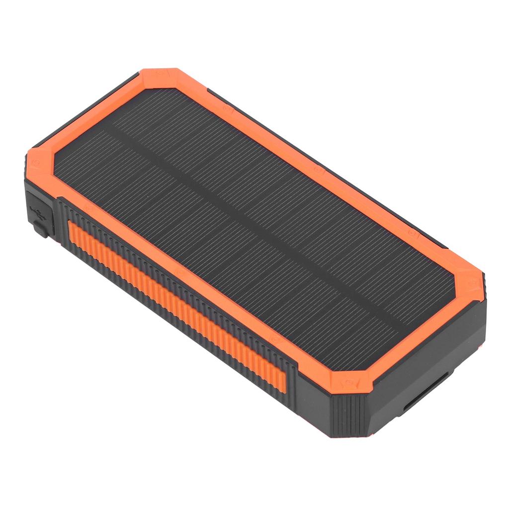 Солнечный внешний аккумулятор Orange 30000mAh 10W Беспроводная зарядка PD Быстрая зарядка SOS Функция светодиодный свет Солнечный