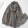 2024 Spring And Autumn Winter New Cotton And Hemp Long Thin Scarf Travel Versatile Sunscreen Warm Shawl For Women