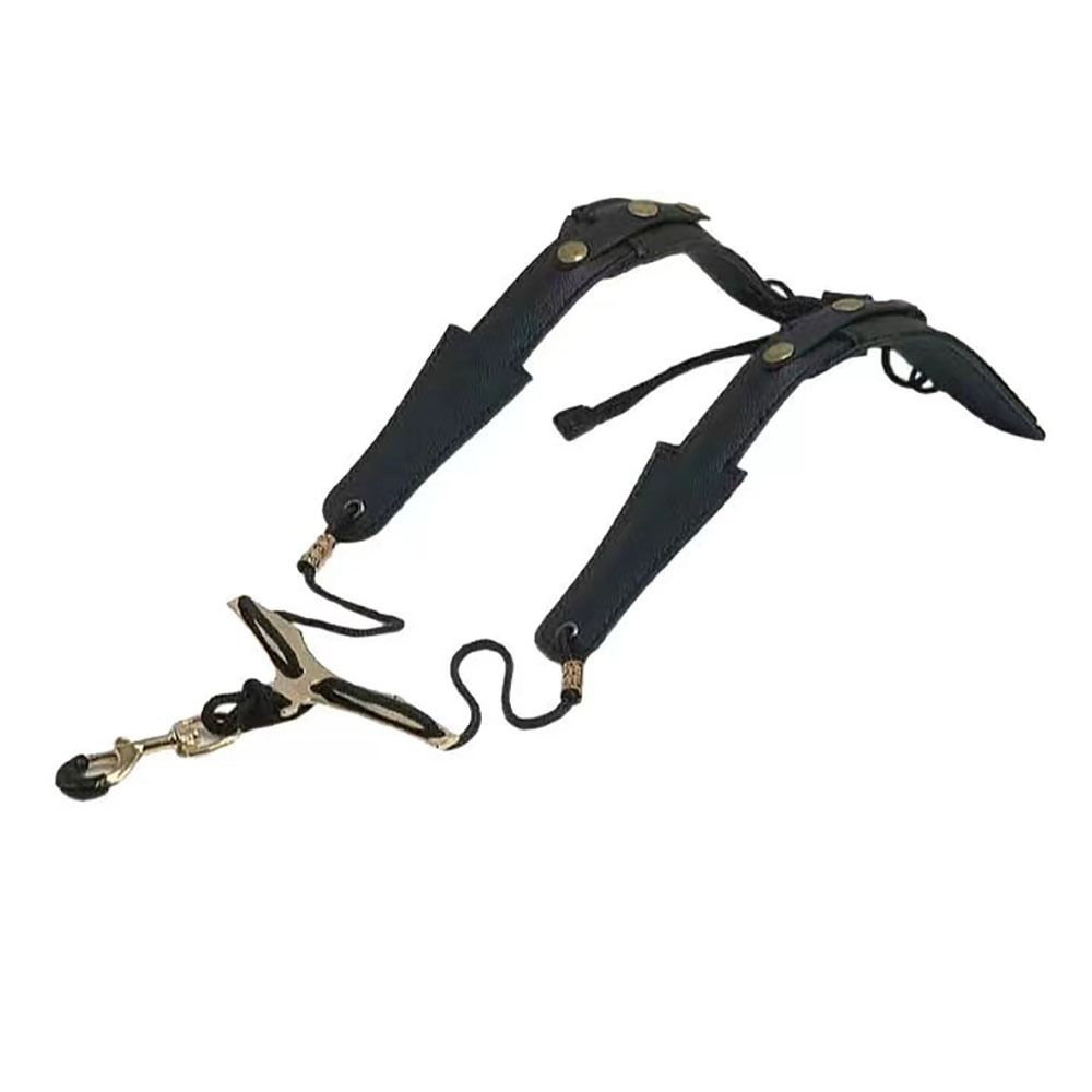 Adjustable Sax Shoulder Strap PU Leather Saxophone Harness High Quality Saxophone Belt