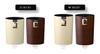 Asbel Lidless Trash Can Room Leclerc Wood Grain Flooring Harmony Brown Simple Design A6235 Bedroom/Living 8.2L