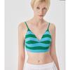 Fashion Export Fashion Sexy Stripes Sports Bra