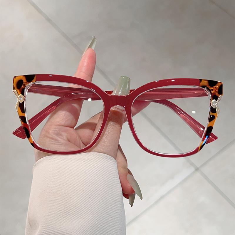 Женские винтажные очки Стильные новые разноцветные оправы Блокирующие синий свет Декоративные очки Модный брендовый дизайн Оптические оправы