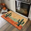 Orange Desert Cactus Carpet Doormat Welcome Mat Bathroom Mat Winter Warm Rug For Bedroom Carpet For Live Room Home Decor