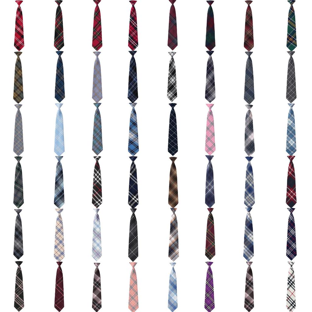 Клетчатый галстук-бабочка JK/DK - Унисекс, стиль японской академии