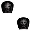2Pcs Comfortable Halloween Car Headrest Cover Automotive Seat Headrest Cover  All Seasons Use