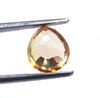 5.60 Carat Friday Big Sale Sri Lanka Certified Pear Shape Peach Sapphire Gemstone SN36