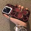 Красная бабочка с леопардовым принтом для чехла мобильного телефона iphone17 Apple 15promax/14 зарубежная торговля 13pro12 женщины 16 новый