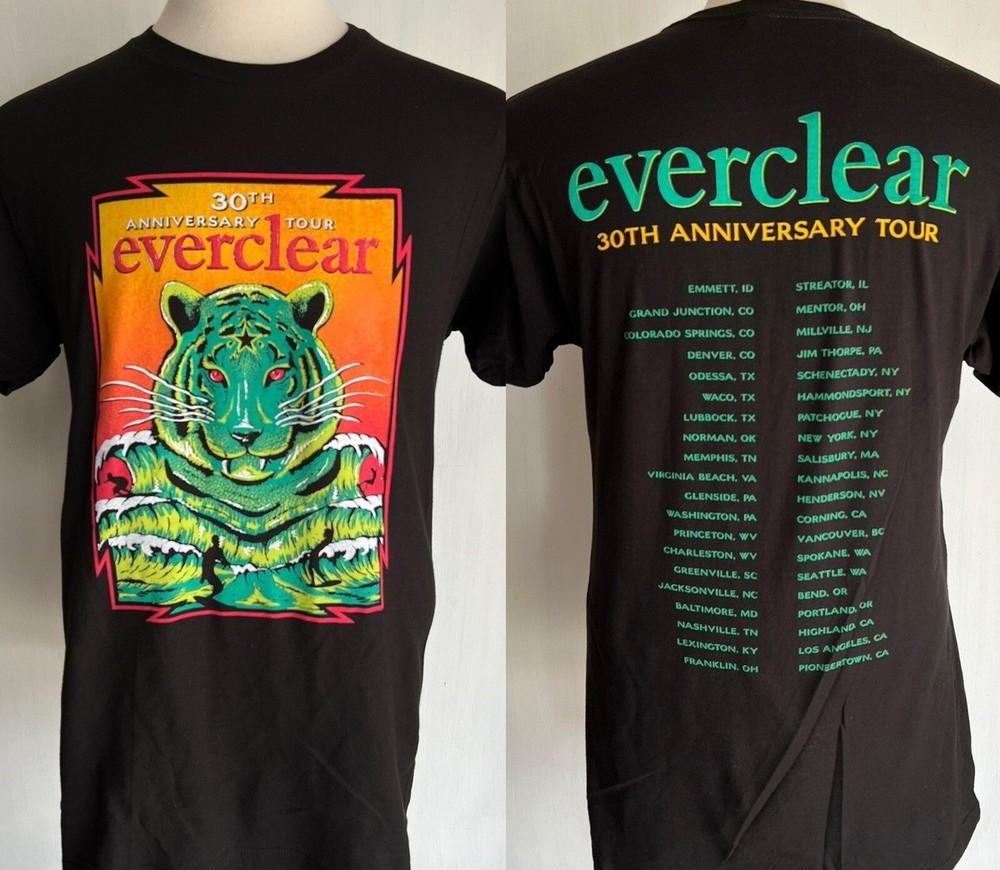 2 Sides 30th Anniversary Tour Dates Everclear Shirt Unisex Black S-5XL ND1509 Unisex T-Shirt