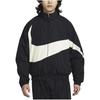 Nike Тканая куртка Swoosh Черный Кокосовое молоко FB7878-010
