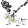 672PCS Phantom Series Skeleton Wizard's Flying Dragon Building Blocks Boy Dragon Сборка игрушки для детей Подарок