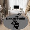 1pc Linkin Park Band LogoChair Carpet for Office, Non-slip, Soft and Durable Office Rug for Interior Decoration, Perfect for Office yy250925095