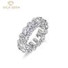 High Carbon Diamond Rings 925 Sterling Silver 1.3 Carats Unique Design Romantic Fine Finger Jewelry Wedding Party Gifts New Trend