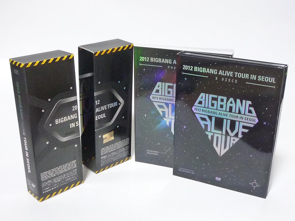 2012 BIGBANG ALIVE TOUR В СЕУЛЕ (Набор из 3 DVD) Ограниченное издание первой прессы