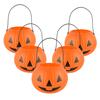 Halloween Pumpkin Bucket Treat-or-Trick Candy Box Party Props Festive Atmosphere Enhancer Fun Home Office Decoration