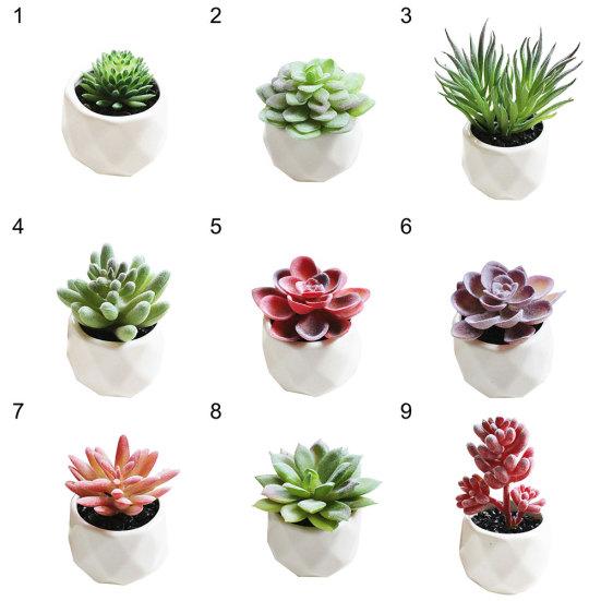 1шт искусственный цветок суккулентное растение бонсай DIY сад офис домашний декор партии