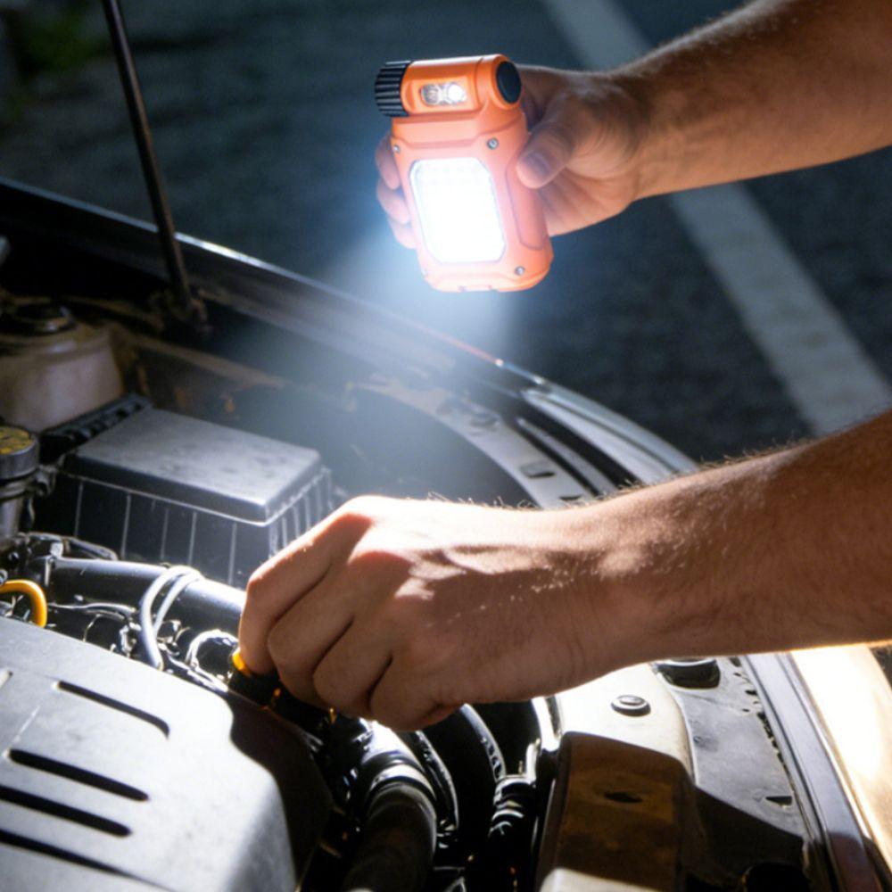 Strong Magnetic Adsorption Telescopic Work Light USB Rechargeable Lamp Various Scenarios