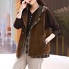Spring Ladies Vintage Casual Hooded Vest