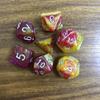 7Pcs/set Gift For TRPG DND 7-Die Table Game DND Dice Polyhedral Dice Game Dice