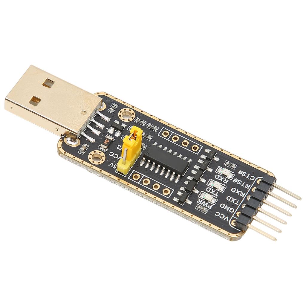USB To UART Ttl Adapter Type A Overcurrent Overvoltage Protection 6Mbps Serial Communication Module