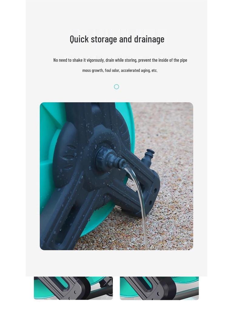 Садовый шланг высокого давления: Универсальный пистолет для полива и мойки автомобиля с выдвижной катушкой для садоводства и домашнего использования