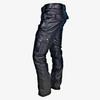 Casual Men's Leather Pants With Adjustable Straps Stylish Comfortable Fit Perfect For Everyday Wear Fashionable Leather Trousers For Men