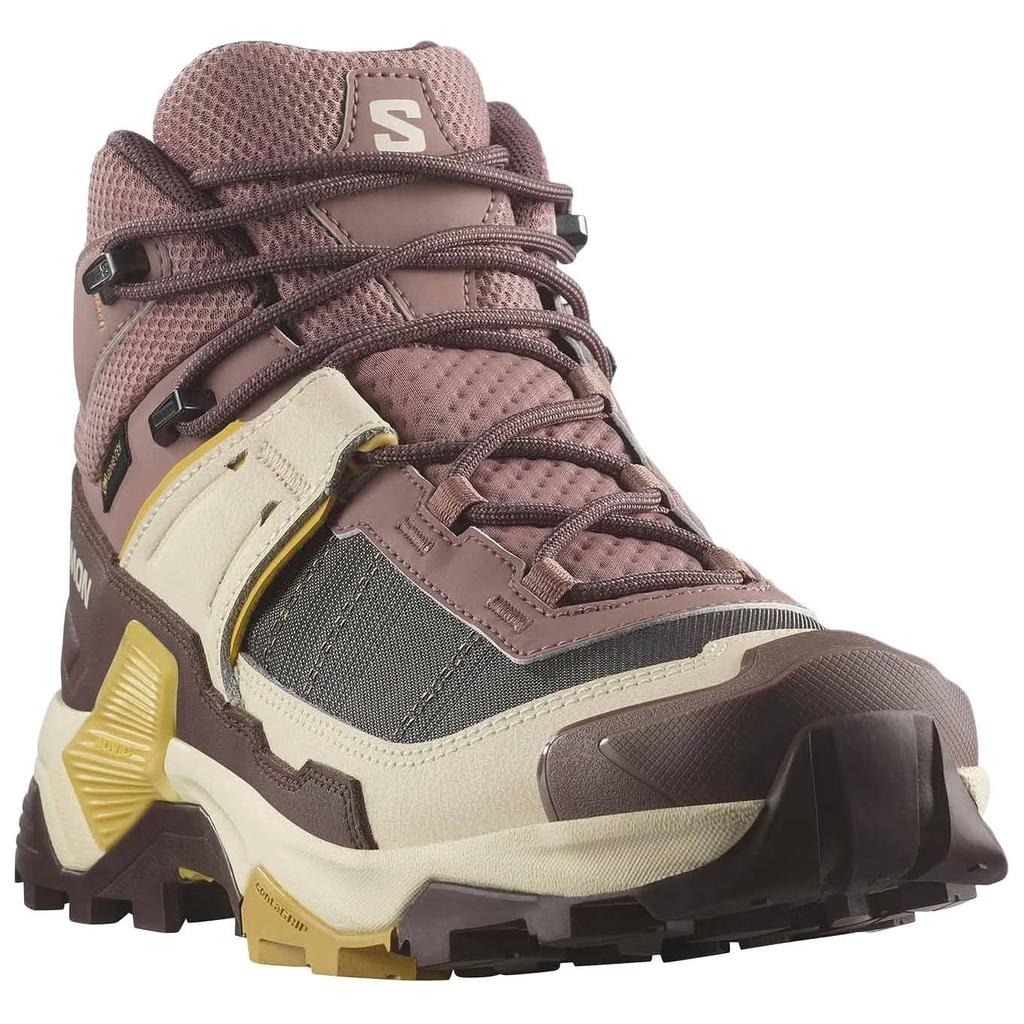 SALOMON X Ultra 5 Тканевые Полуботинки GTX Удобные Прочные Дышащие Легкие Походные Ботинки Женские Походные Ботинки Коричневые 477544