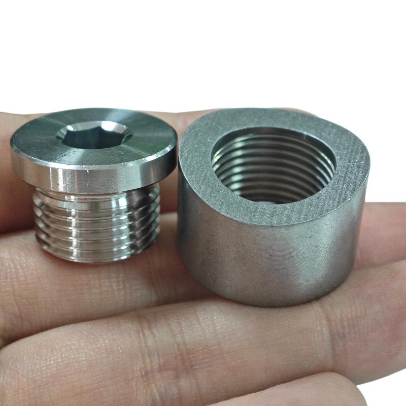 1 Комплект Фитинги из Нержавеющей Стали Сварные Втулки M18X1.5 Комплект Втулки для Кислородного Датчика с Прокладкой Автомобильные Аксессуары