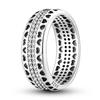 Hot Sale Stackable Infinite Heart Daisy Flower Ring Silver 925 Rings Brand Jewelry Gift Women