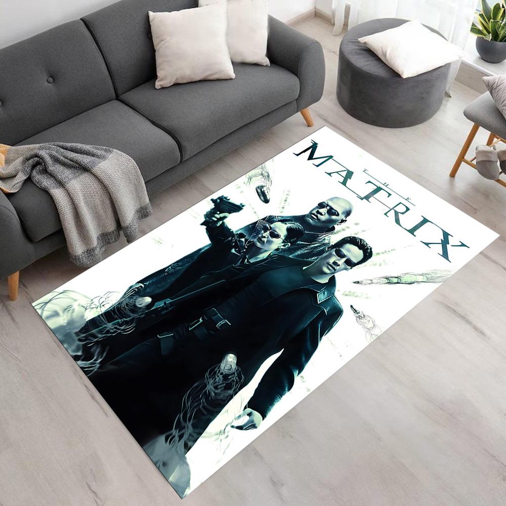 Matrix Poster Floor Rug Office Rug Design for Balcony Entryway Living Rooms Dining Room Antislip Carpet Decorate Offices Wedding Party Gift