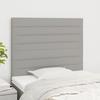 VidaXL Headboard Bedroom Furniture Bed Accessories Single Bed Heads Interior Bed Frame Heads Light Grey 3116454