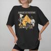 Rock Vintage Clothes Angine De Poitrine Band Merch Tops Fashion Y2k T Shirts Casual Loose Streetwear Graphic Print Tees Unisex
