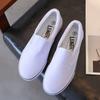 Размеры 35-44 Белые Канвасные Туфли для Пары Студенческие Тканевые Туфли Женские Лоферы Белые Кроссовки Черные Лоферы для Мужчин Zapatos Casuales