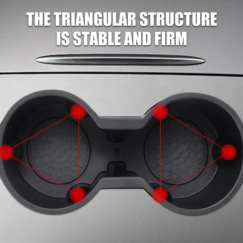 Автомобильный держатель для стакана с водой для Tesla Model 3/Y, автоматический центральный подлокотник, скрытый ящик, держатель для стакана, консоль, аксессуары для хранения в автомобиле