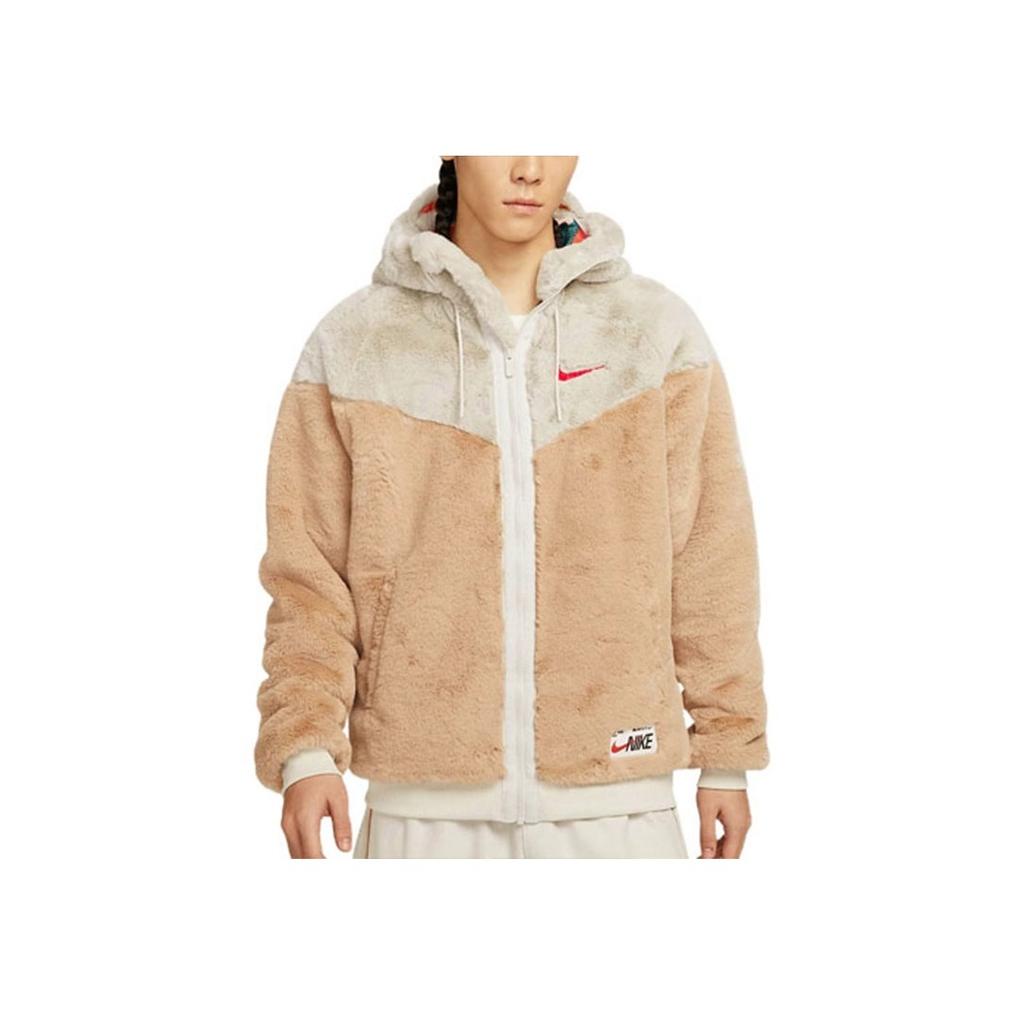 Nike Китайская новогодняя куртка на молнии с капюшоном и кроликом Windrunner, мужские куртки Maize FD9895-200
