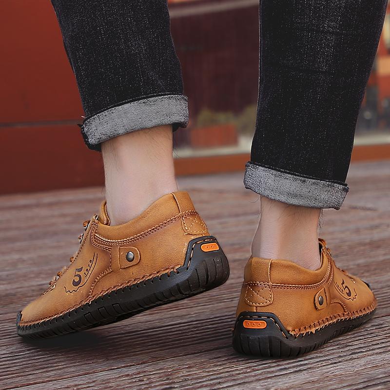 Повседневные кроссовки, кожаная обувь, мужские лоферы, горячая распродажа, мокасины, обувь для инструментов