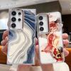 Красочный Мраморный Чехол Для Samsung A57 A37 A17 A56 A36 A16 A55 A54 5G S21 FE S22 S23 S24 S25 Plus S26 Ultra Покрытие Линзы Прозрачный Мягкий Чехол