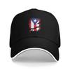 Кепка с принтом флага Пуэрто-Рико, уличная бейсболка, snapback, регулируемая кепка, роскошная шляпа, многоцветная зимняя шапка, мужские кепки, женские