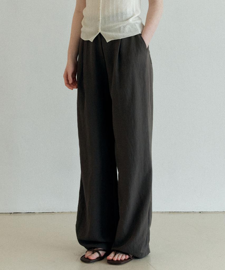 YUPPE Balloon Line Pants_Brown