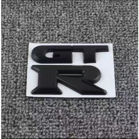 1pc 3D Metal GTR logo Badge Sticker Car Rear Trunk Emblem Decal Nine Colors are Available for Selection