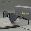 Солнцезащитные очки WIMN Retro Square Frame из легкого материала с антибликовым покрытием