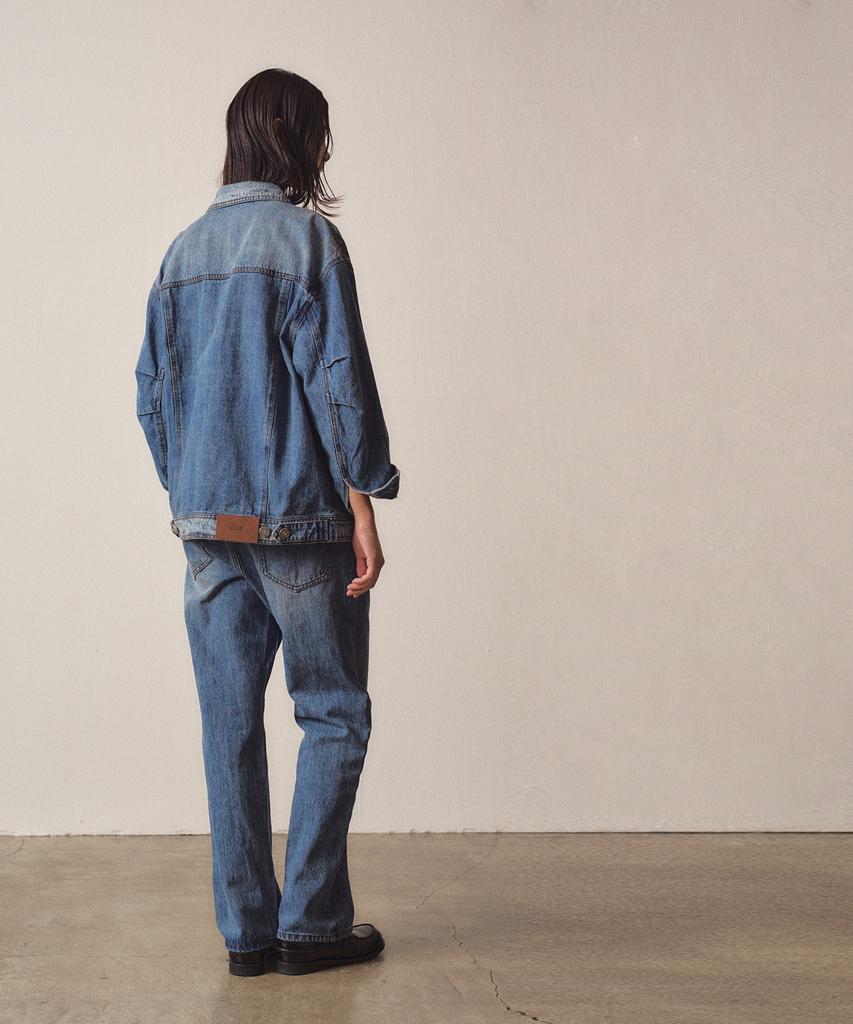 EZIO WOMEN W Blue Washed Denim Pants