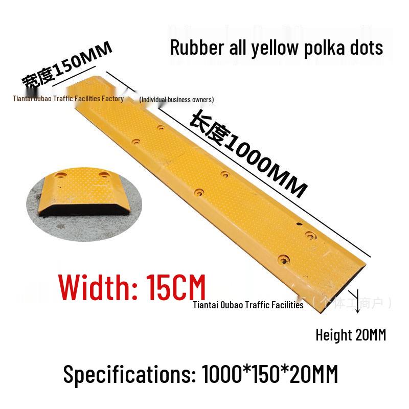 Немоторизованная полоса Мини-лежачий полицейский и Противоскользящая полоса для велосипедов и пешеходов
