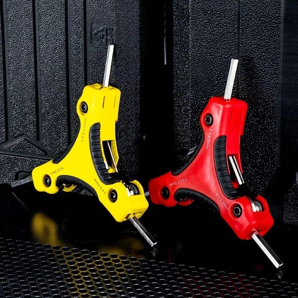 9 In 1 Combination Allen Wrench 1.5/2/2.5/3/4/4.5/5/5.5/6mm Trigeminal Key Set Hand Repair Tools