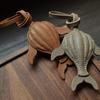 Whale Original Handmade Leather Car Key Bag Pendant Simple High-end Sense Niche Versatile Key Chain