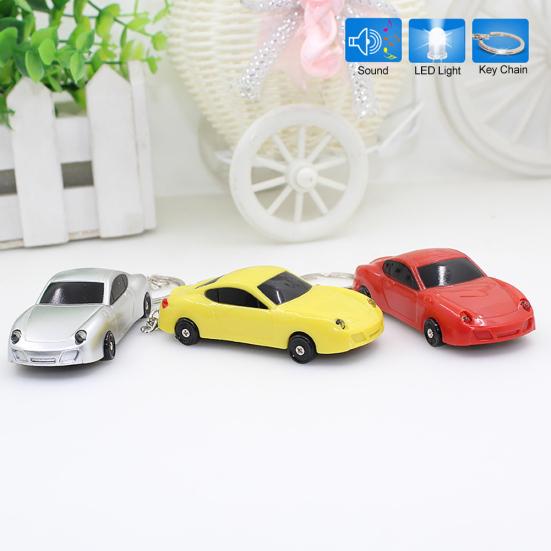 Подвеска светодиодный свет звуковой рог брелок брелок кольцо сумка телефон декор